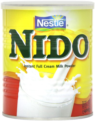 Nestlé nido leche en polvo, 400 g (Pack de 6)