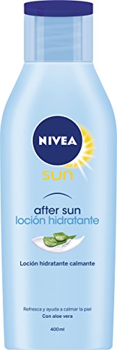 Nivea Sun Kids - Spray solar niños hidratante FP50+ - Protección UV muy alta - 300 ml + Nivea Sun - Loción after sun - Cuidado después del sol - 400 ml