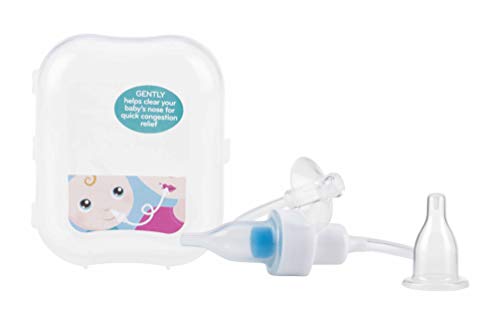 Nuby ID781 Aspirador Nasal con Filtros, Transparente