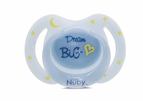 Nûby pack de 2 Chupetes Little Moments 0-6 meses Azul