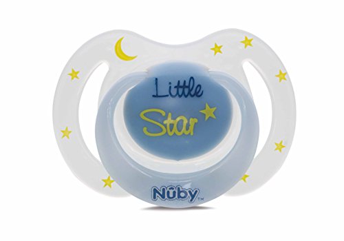 Nûby pack de 2 Chupetes Little Moments 0-6 meses Azul