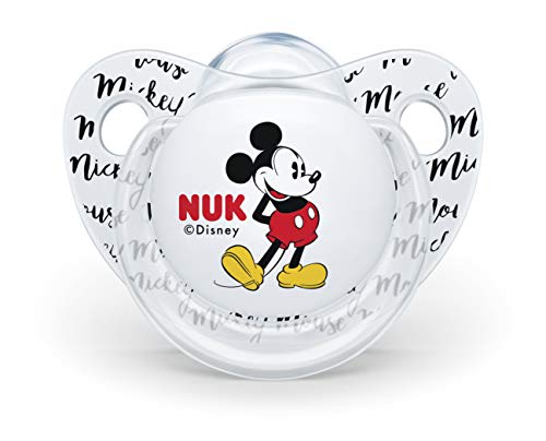 NUK 10176178 Disney - Chupete de silicona, diseño de Winnie the Pooh gris gris Talla:6-18 Monate