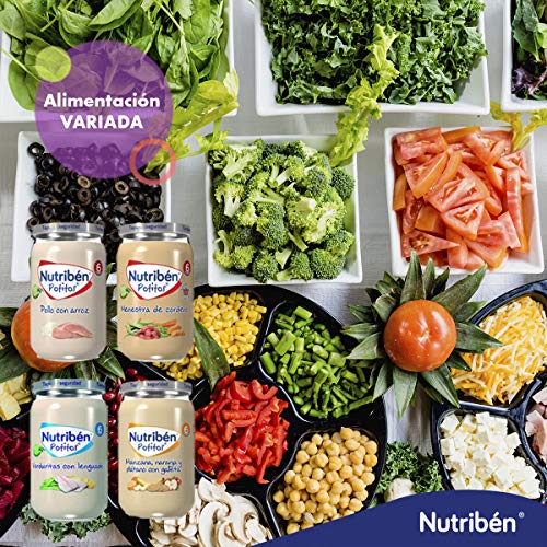 Nutribén Nutribén- Packs De Potitos Variados De Carne, Pesacdo Y Fruta (2X4) 8X235 Gr. 8 Unidades 1880 g