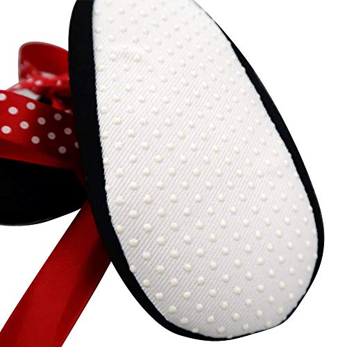 OBEEII Vestido Mameluco Bebe Niñas Vestidos Polka Dots para Halloween Bautizo Carnaval Cosplay Conjunto Pelele Body Disfraz Lunares 3Piezas Ropa Diadema Zapatos 6-12 Meses