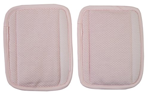 Protector de arneses reversibles para sillas de paseo, grupo 0 o maxicosi y silla de coche. Rosa liso