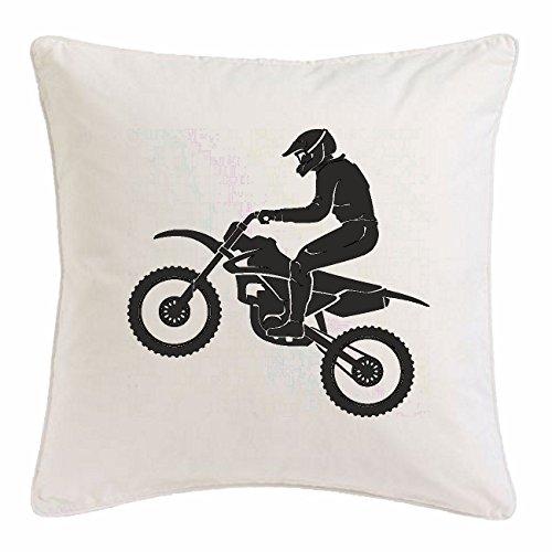 Reifen-Markt Funda de la Almohada 40x40cm Motocross Silueta ??125cc Motocross Freestyle Motocross Motociclista Bici de la Motocicleta Deportes Ropa MÁQUINA de Mikrofas