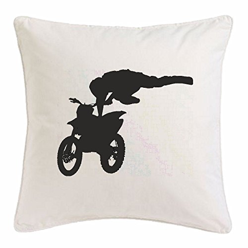 Reifen-Markt Funda de la Almohada 40x40cm Motocross Silueta ??125cc Motocross Freestyle Motocross Motociclista Bici de la Motocicleta Deportes Ropa MÁQUINA de Mikrofas