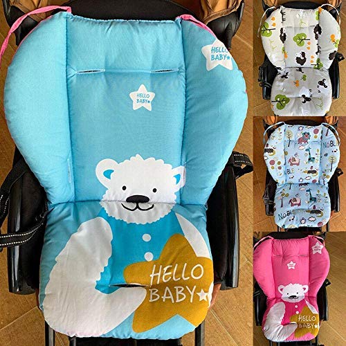 Reuvv Universal Silla de Paseo Asiento Espesar Suave Cochecito Asiento Funda Cojín - D