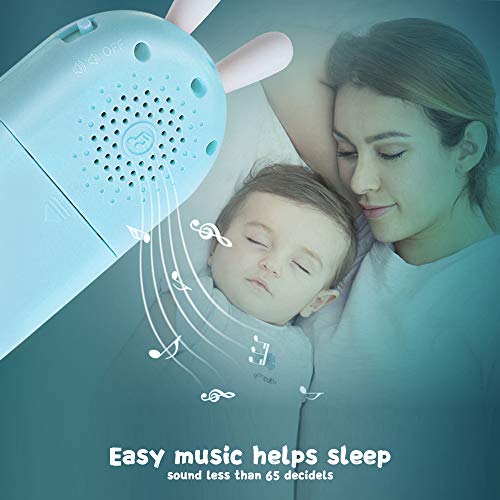 Richgv Teléfono Infantil Juguetes Bilingüe, Juguete Electrónico Bebe，Educativos Juguetes Niñas Niño，Teléfono Infantil con Luces, Sonidos y Canciones en Inglés y Español (Azul)