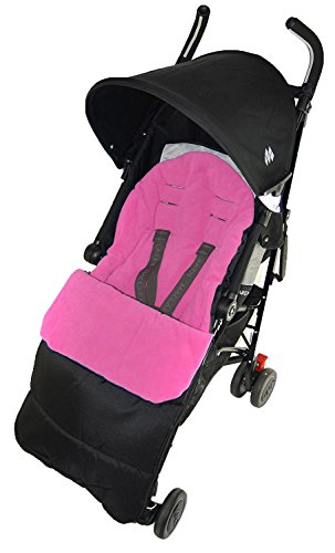 Saco/Cosy Toes Compatible con Maclaren Mark II Paseo Cochecito, color rosa