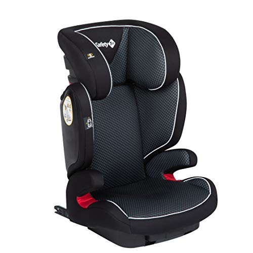 Safety 1st Road Fix Silla Coche Grupo 2 3 Isofix, crece con el niño 3-12 años (15-36 kg), Protección lateral segura, Ajuste fácil y seguro, color Pixel Black