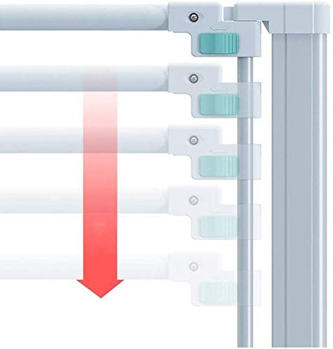 SILOLA Protector de Cama Plegable para bebés, barandilla Ajustable Barandilla con Bloqueo de Seguridad para niños con Interruptor de un botón (tamaño: 180 cm)