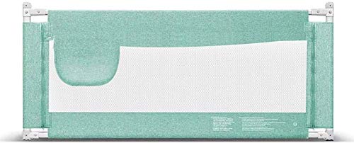 SILOLA Red de Seguridad de riel de Cama para Red de Seguridad de Cuna para Cuna de Cama tamaño 5 irrompible (Color: Verde, tamaño: 180 cm)