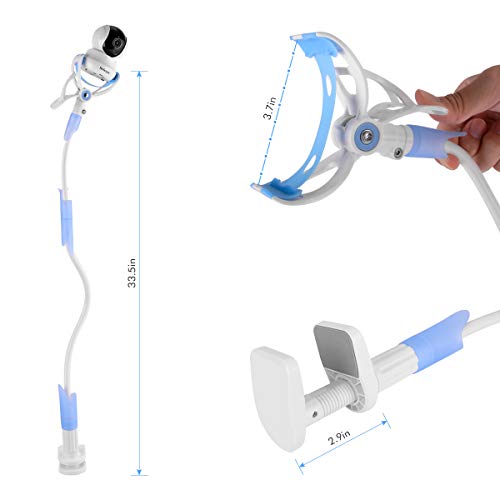 Sunix Soporte para Cámara de Bebés, Soporte para Monitor de vídeo Infantil y Estante, Soporte para Cámara Flexible para la Mayoría de Teléfonos & Monitores de Bebés