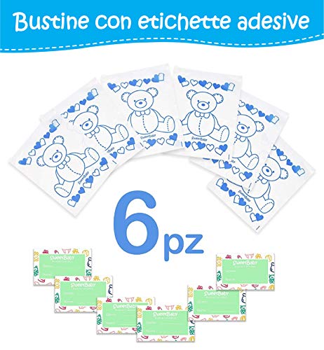 SweetBaby 6 Bolsitas para la Canastilla del Recién Nacido Sobre Hospitalarios