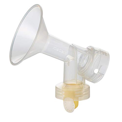 Una sola pieza breastshield W/válvula y membrana para extractores de leche Medela Talla:17mm