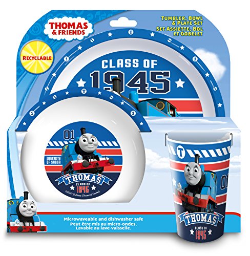 Vaso con diseño de Thomas The Train, plástico, Azul, 20.7 x 20.7 x 11.20 cm