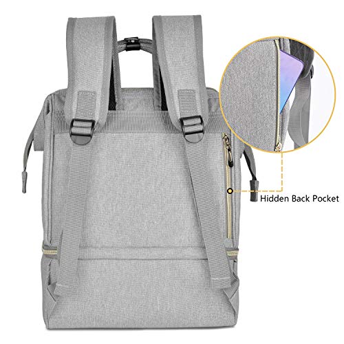 Viedouce Mochilas para Pañales Biberones, Oxford Bolso Pañal de Gran Capacidad,Bolsas para Picnic,Bolsa de Almuerzo,Multifuncional Mochila de Viaje con Puerto Carga USB & 2 Correa Hombro Ajustable