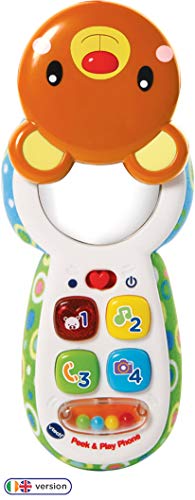 VTech 502703 "Peek y Play Teléfono Juguete