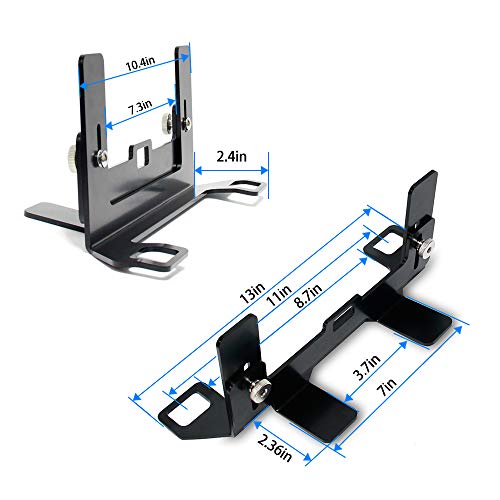 WISAMIC - Kit de Anclaje Universal para Asiento de Coche para ISOFIX + pestillo Conector para cinturón de Seguridad