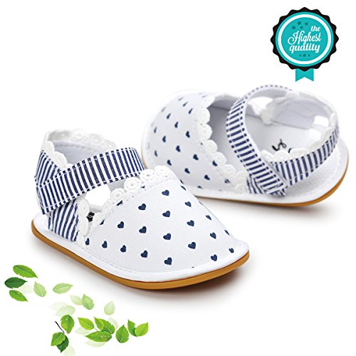 Zapatos de Bebé, Morbuy Unisexo Zapatos Bebe Primeros Pasos Verano Recién nacido 0-18 Mes Bebé Casual Verano Zapatos Suela Blanda Zapatillas Antideslizante Sandalias (12cm / 6-12meses, Amor azul)