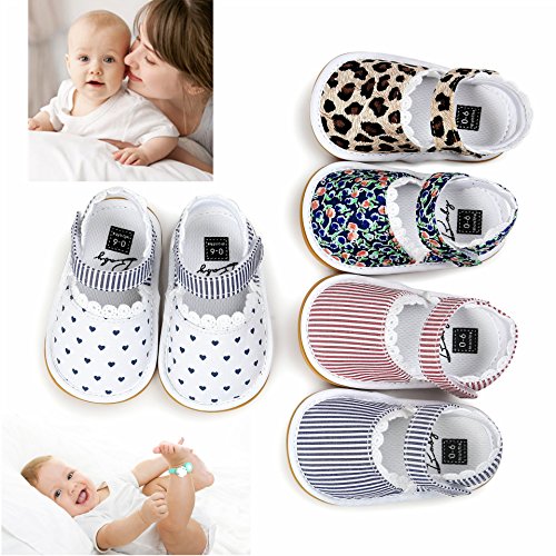 Zapatos de Bebé, Morbuy Unisexo Zapatos Bebe Primeros Pasos Verano Recién nacido 0-18 Mes Bebé Casual Verano Zapatos Suela Blanda Zapatillas Antideslizante Sandalias (12cm / 6-12meses, Amor azul)