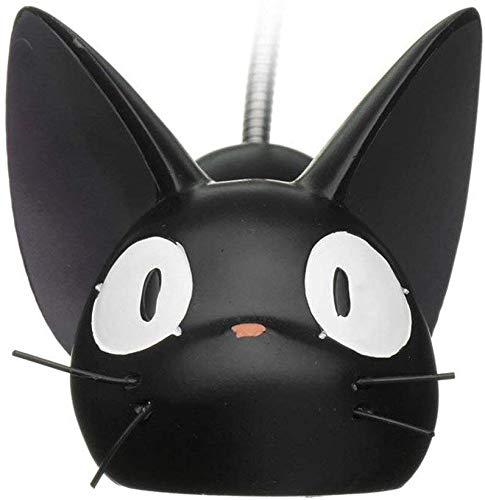 ZSNB 2 piezas de figuras de gatos de servicio de entrega de Kiki, gatos negros de Studio Ghibli Miyazaki con lámpara de noche figura de acción juguetes for niños regalo for decoración del jardín del h