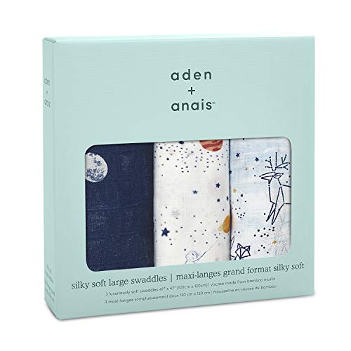 Aden + Anais Stargaze - Pack de 3 muselinas, Unisex