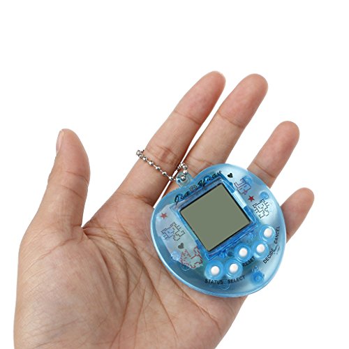 Autone LCD Virtual Digital Juguete para Mascota, Lindo corazón Forma máquina de Juego electrónico de Mano con Llavero – 1 Pieza