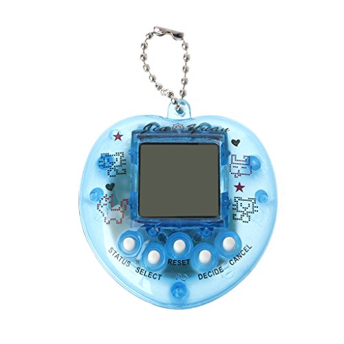 Autone LCD Virtual Digital Juguete para Mascota, Lindo corazón Forma máquina de Juego electrónico de Mano con Llavero – 1 Pieza