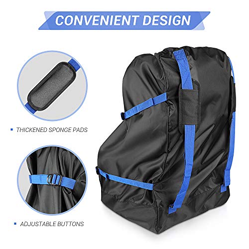 Bolsa Transporte Silla Paseo-Impermeable Bolsa de Transporte Cochecito&2 Correa de Asa Universal Bolsa Transporte Silla para Coche con Ventana de Identificación-Perfecta para Silla de Coche/Paseo