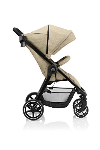 Britax Römer Cochecito de Bebe 3 en 1 Nacimiento - 4 años, hasta 22kg, B-AGILE M, Linen Beige