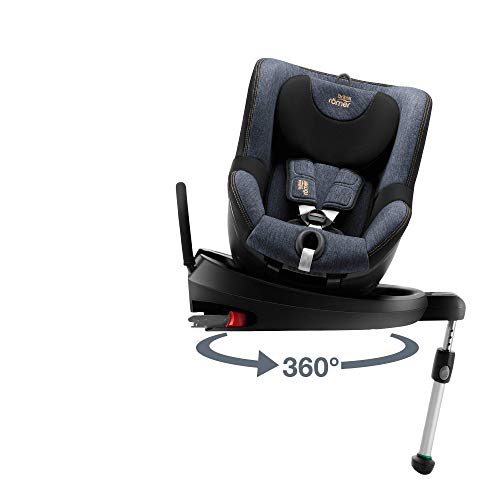 Britax Römer Silla de coche Nacimiento - 4 años, hasta 18 kg, DUALFIX2 R, ISOFIX, Grupo 0+/1, Blue Marble