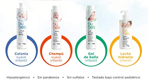 Bubels Champú Suave Infantil Hipoalergénico con Avena y Caléndula 400 ml