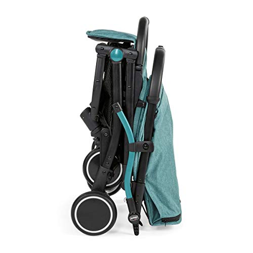 Chicco TrolleyMe - Silla de paseo compacta tipo trolley, con asa para transporte, verde turquesa (Emerald)