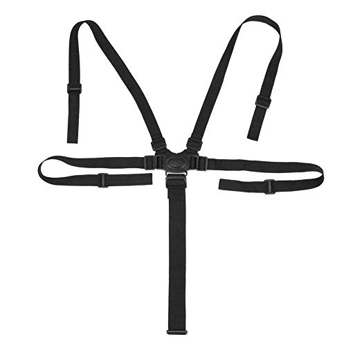 Cinturón de arnés universal para bebé de 5 puntos con arnés de seguridad para silla de paseo, protección giratoria, correa ajustable para el hombro, correas cruzadas para cochecito de bebé Buckle Type