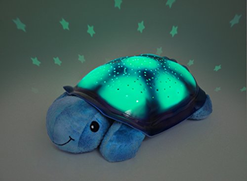 Cloud B Twilight Turtle - Luz nocturna con proyector de estrellas, color azul