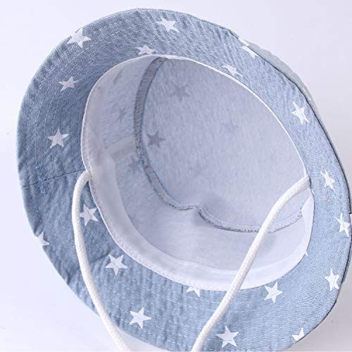 DRESHOW Sun del bebé sombrero del niño de Protección Solar Cap Animal unisex del verano del sombrero del cubo con la correa de barbilla UPF 50+