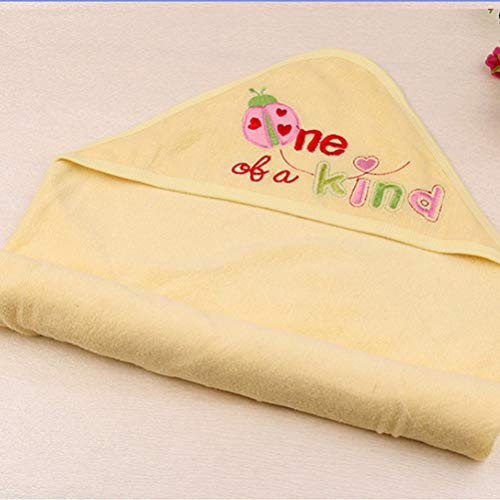 Ericcay Toalla con Capucha Toallas De Casual Chic Baño para Bebés Toalla De Algodón Poncho De Baño para Bebés Recién Nacidos Niños Pequeños (Color Aleatorio) (Color : Colour, Size : Size)