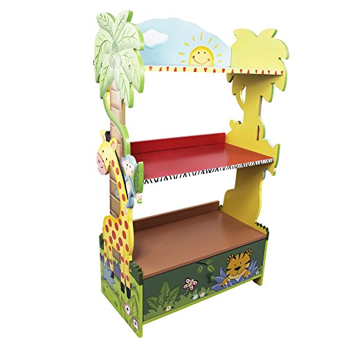 Fantasy Fields Sunny Safari KYW-8268A Estantería de Madera, 56 x 29 x 96 cm, Multicolor