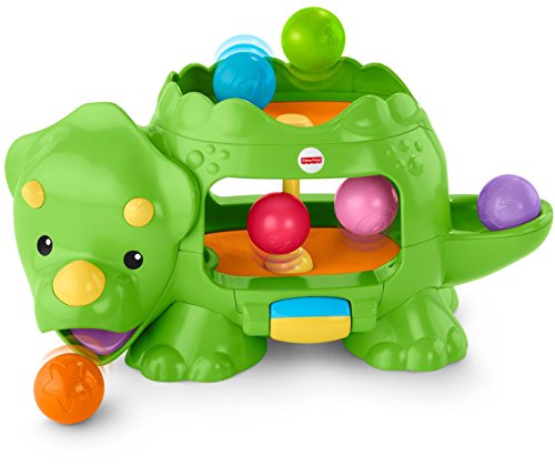 Fisher-Price-DHW03 Dino Bolitas saltarinas, Juguete bebé, Multicolor (Mattel DHW03)