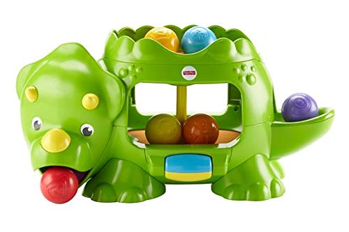 Fisher-Price-DHW03 Dino Bolitas saltarinas, Juguete bebé, Multicolor (Mattel DHW03)