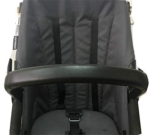 Funda Polipiel para Asa de Transporte Bugaboo Cameleon 1 y 2 (No substituye la goma) (Negro)