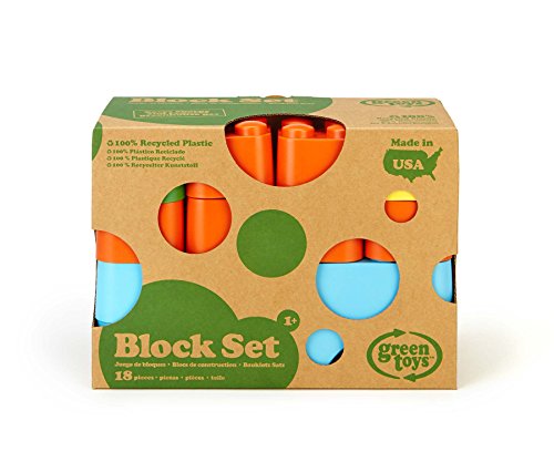 Green Toys- Set de Bloques, (BLKA-1110)