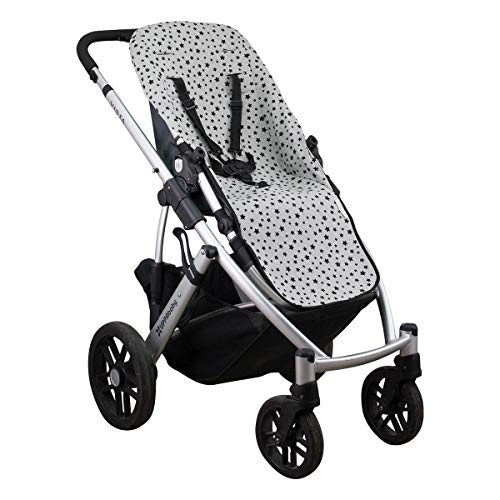 JANABEBE Colchoneta para UPPABABY vista y cruz (Black Star)