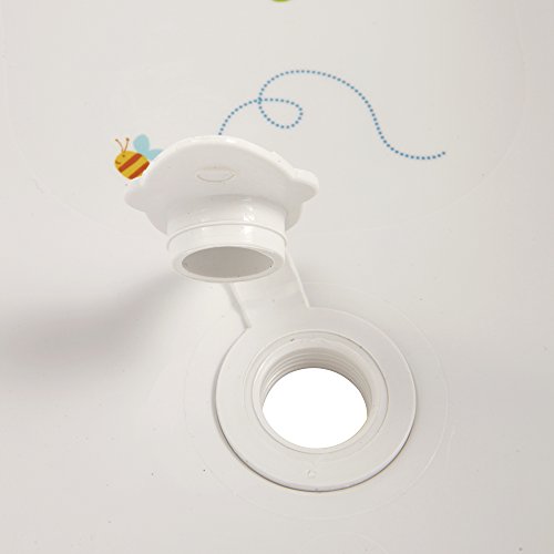 keeeper Bañera Ergonómica con Tapón Winnie, De 0 a 12 Meses, 84 cm, Maria, Blanco