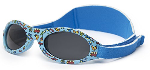 Kiddus Gafas de sol PREMIUM POLARIZADAS para bebé, niño y niña. 0 meses a 2 años. UV400 100% protección rayos UVA y UVB. Suave puente de SILICONA para la nariz. Banda ajustable de NEOPRENO