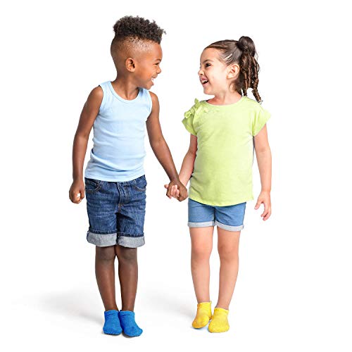 LA Active Tobillera Calcetines Antideslizantes - 6 Pares - para Bebé Niños Niñas Infantil Recién Nacido (Arco Iris, 12-36 Meses)