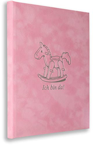 Libro de familia para bebé, diseño de niña rosa, todos los formatos de certificado (clásico, A5, A4) libro de bautizo con 3 fundas transparentes.