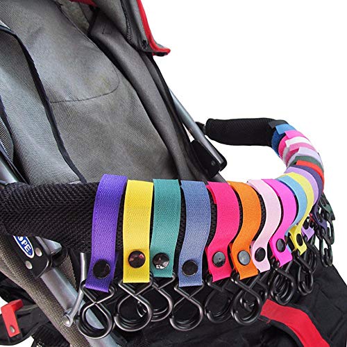 LIMMC 5pcs Cochecito de bebé Multiusos Cochecito Cochecito Carrito de Compras Bolso Bolso Gancho Clip Portador Bolsa de Almacenamiento Cochecito de bebé Cochecito Suministro, China